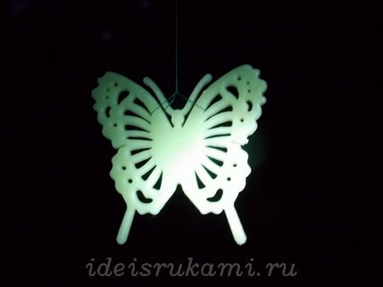 светящиеся фигурки - бабочка
